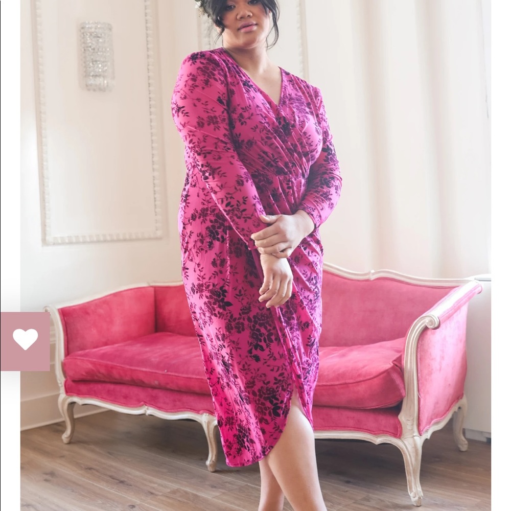 NWT Ivy City Lovestruck Dress pink XXL